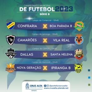 Citadino de Futebol de Campo das séries A e B tem  08 partidas neste domingo
