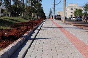 Praça da Easa segue em obras 