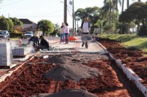 Praça da Easa segue em obras 
