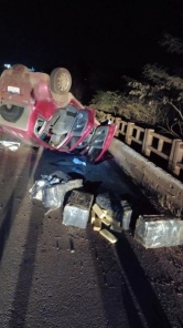 ERS-223> Traficante é Preso Após Acidente com Veículo Roubado em Ibirubá