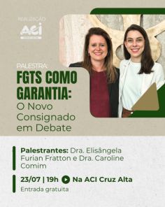 ACI promove palestra gratuita sobre FGTS como garantia no novo consignado