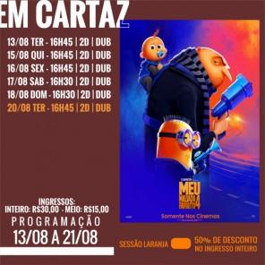 DOMINGO: Confira a programação de filmes  no Cine Globo de Cruz Alta