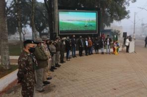 Cruz Alta recebe fogo simbólico da Pátria