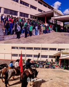 Escola Venâncio Aires recebeu a chama crioula nos festejos farroupilhas 2026