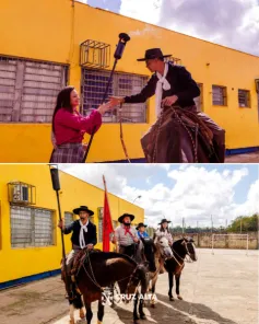 Escola Venâncio Aires recebeu a chama crioula nos festejos farroupilhas 2026