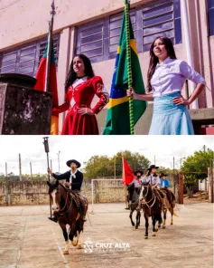 Escola Venâncio Aires recebeu a chama crioula nos festejos farroupilhas 2026
