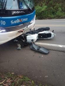 Homem morre em acidente na serra da ERS 400 em Candelária no sábado