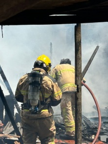Incêndio atinge duas residências no bairro Petrópolis 2  em Cruz Alta