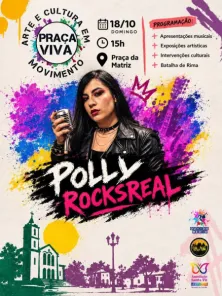 Praça Viva reúne arte, música e cidadania neste domingo em Cruz Alta