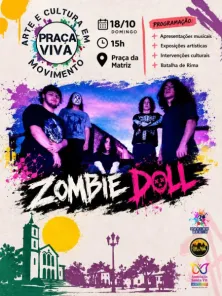 Praça Viva reúne arte, música e cidadania neste domingo em Cruz Alta