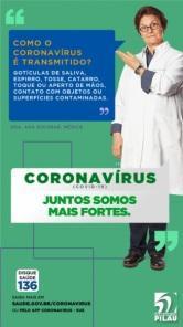 Dicas de prevenção contra o coronavirus