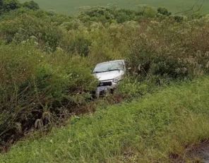 Saída de pista é registrada na BR-158 entre Cruz Alta e Pejuçara