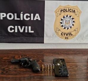 VIOLÊNCIA DOMÉSTICA: Polícia Civil apreende arma em investigação de crime 