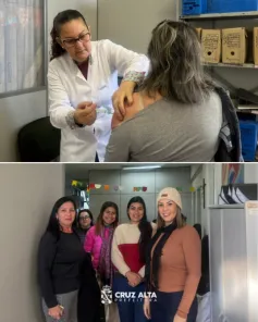Prefeitura leva vacinação contra gripe aos servidores municipais