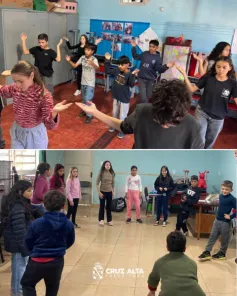 Alunos da rede municipal se preparam para o 5º FESTEATRO em Cruz Alta