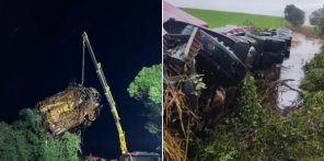 TRAGÉDIA> Colisão frontal deixa três mortos na BR-158, em Cruz Alta