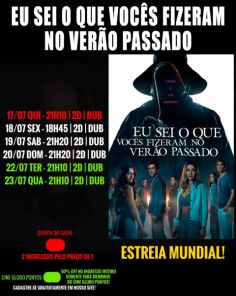 CINEMA: Confira os filmes em Cartaz neste sábado em Cruz Alta