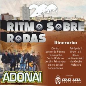  Shows itinerantes serão levados aos bairros de Cruz Alta