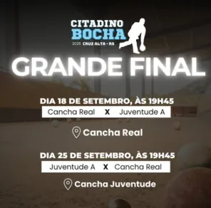 Final do Citadino de Bocha 2026 começa nesta sexta-feira em Cruz Alta