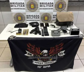 SALTO DO JACUÍ>Polícia Civil e Brigada Militar prendem dois e apreendem menor 