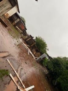 Fortaleza dos Valos sofreu estragos com o vento e a chuva da quinta