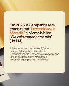 Diocese de Cruz Alta lança Campanha da Fraternidade 2026 e inicia quaresma