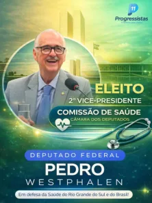 Pedro Westphalen é eleito 2º vice-presidente da Comissão de Saúde da Câmara