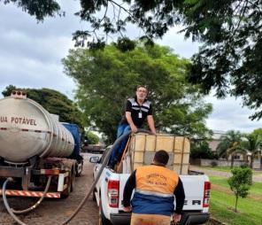 Defesa Civil fornece quase 3 milhões de litros de água para dez localidades