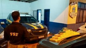 PRF prende traficante paraguaio com mais de 30 quilos de cocaína em Seberi 