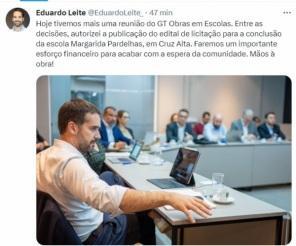 Governador autoriza a publicação do edital de conclusão do Margarida Pardelhas