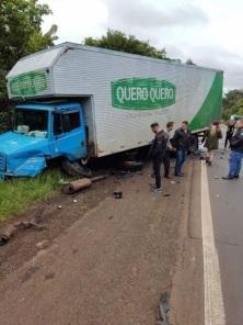 Acidente com vítima fatal na BR-472 em Santa Rosa