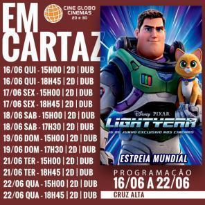Lightyear, Top Gun Maverick e Jurassic World Domínio em cartaz no cinema