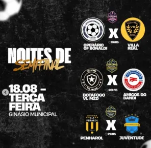 SEMIFINAIS>Citadino de Futsal tem três jogos nesta terça-feira em Cruz Alta