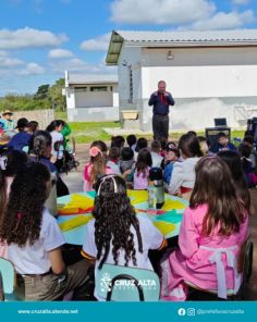 Chama Crioula nas escolas encerra hoje com visita ao Álvaro Ferreira Leite