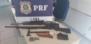PRF prende 3 homens por receptação e porte ilegal de arma de fogo em Cru Alta