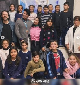 Alunos do Projeto dia D Teatro visitam o Palacinho do Máschara 