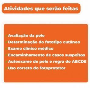 Unicruz desenvolve ações Gratuitas de prevenção do câncer de pele na praça