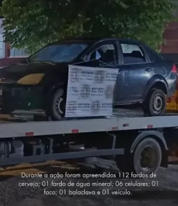 CRUZ ALTA> Carga de bebidas furtada é recuperada; quatro envolvidos detidos