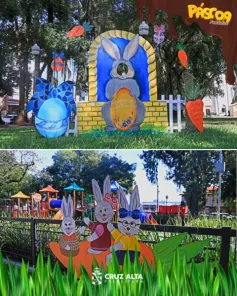 Cruz Alta inicia decoração para a Páscoa Fantástica 2026