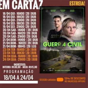 CINEMA: Confira os filmes em Cartaz neste sábado em Cruz Alta