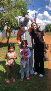 Páscoa Solidária leva alegria a crianças do Bairro Progresso em Cruz Alta