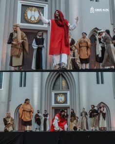 Paixão de Cristo emociona e encanta na Sexta-Feira Santa