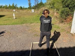 Polícia Civil realiza treinamento com novo armamento