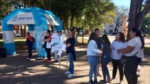 Movimento A paz está em nossas mãos foi realizado na tarde da sexta-feira