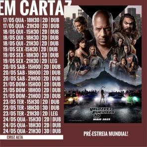 FINDI: Confira a programação de filmes em exibição no Cine Globo de Cruz Alta 
