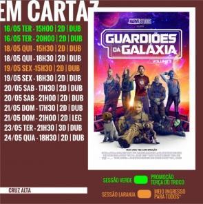 FINDI: Confira a programação de filmes em exibição no Cine Globo de Cruz Alta 