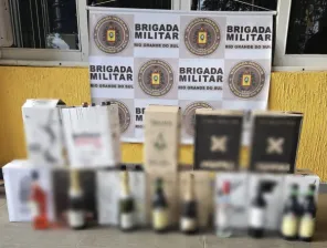 ERS-342> Brigada Militar apreende produtos de descaminho em ação rodoviária