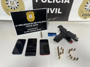  TRÊS PRESOS> Operação Xeque-Mate prende suspeitos de  homicídios em Cruz Alta