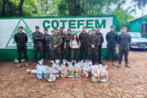 SOLIDARIEDADE> EASA promove ação solidária com doação de cestas básicas