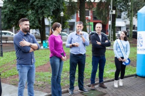 VAMOS TOMAR UM MATE? > Cruz Alta Ganha Chimarródromo na Praça Erico Verissimo